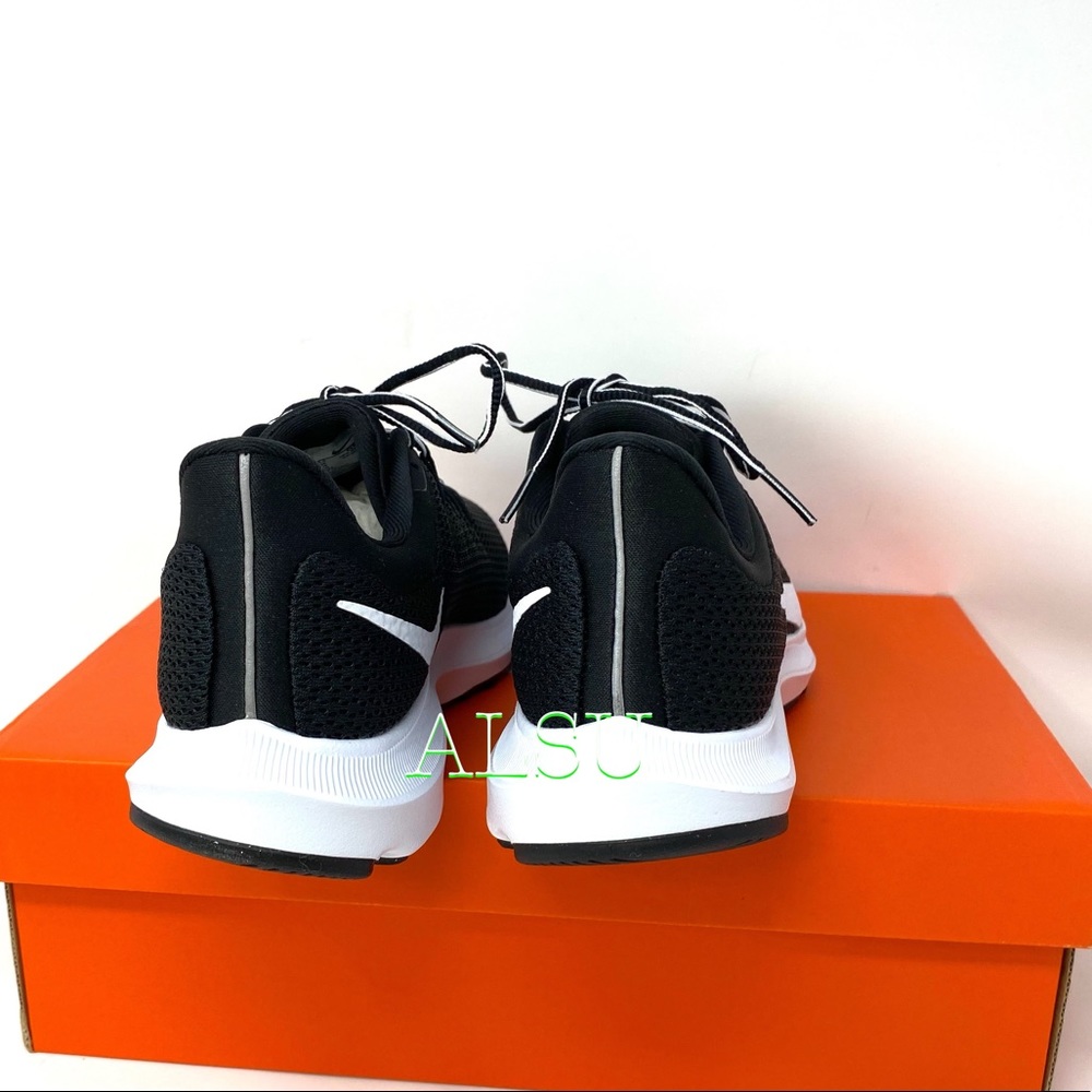 Nike Quest 2 Black White Canvas Women’s Sneakers - Picture 6 of 11